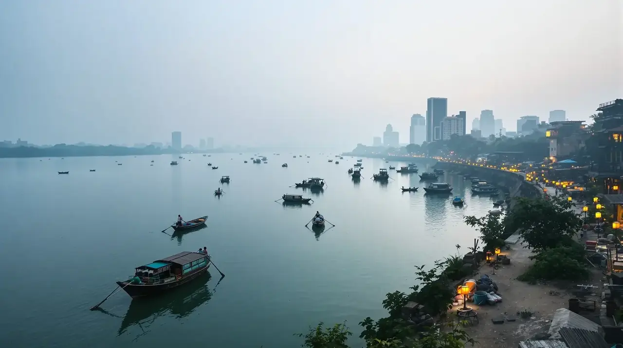 中文字幕影院精选：滨江漫步，看新旧隔江对望