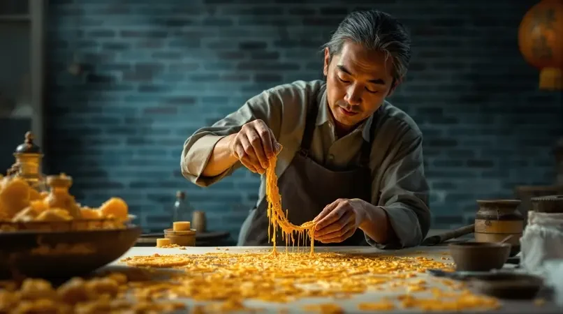 中文字幕影院《非遗糖画手艺人的坚守》封面